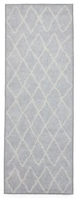 Jasnoszary chodnik odpowiedni do prania 76x230 cm Coral Light Grey – Think Rugs