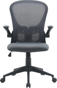 Szare tapicerowane krzesło biurowe Kempton – Yes Everyday