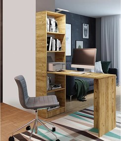 Biurko B-1 dąb craft złoty