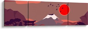 Obraz - Góry Fuji (170x50 cm)