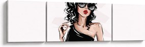 Obraz - Modna kobieta (170x50 cm)