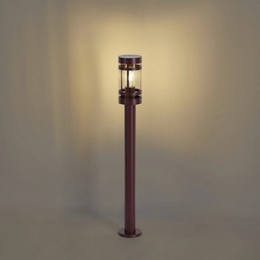 Nowoczesna lampa zewnętrzna ciemnoczerwona 80 cm IP44 - Gleam