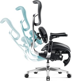 Fotel ergonomiczny czarny V-Kinetic