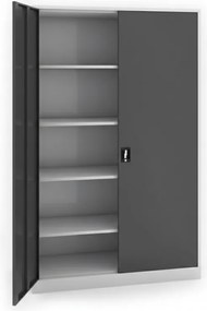 Szafa spawana JUMBO, 1950 x 1200 x 500 mm, szaro/grafitowa