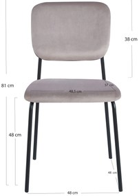 Krzeso Selin z czarnego aksamitu