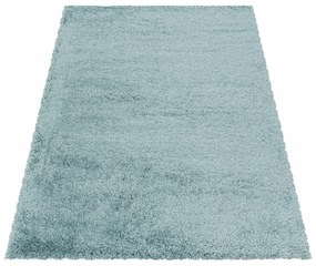 Dywan shaggy Fluffy Super Soft błękitny 140 cm x 200 cm