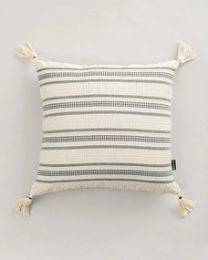 Poszewka na poduszkę Linea Graphite Tassel 45x45 cm