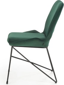 Designerskie krzesło z niskimi podłokietnikami K454 Halmar