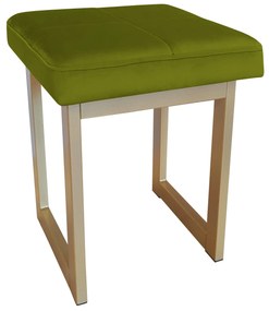 TABORET SOLID 45cm STOŁEK LOFT podstawa złota BL75