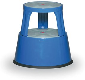 Taboret mobilny stalowy, niebieski