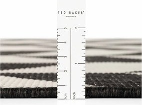 Czarny/kremowy chodnik odpowiedni na zewnątrz 80x200 cm Haringey Terrick – Ted Baker