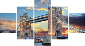 Obraz - Tower Bridge, Londyn, Anglia (125x70 cm)