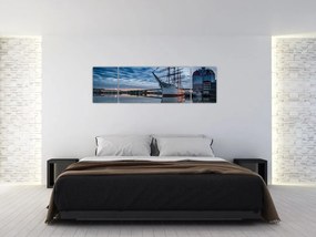 Obraz żaglówki (170x50 cm)