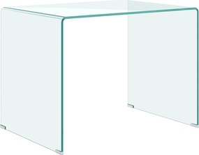 Biurko Glassy z giętego szkła 100x60x75 cm