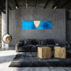 Obraz - Letnia łódź (170x50 cm)