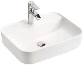 Ceramiczna umywalka nablatowa Ravis 2X - Biała