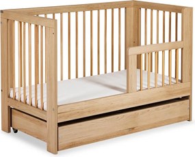 Łóżeczko dziecięce Olivia 120x60 z funkcją sofki, kolor buk