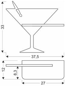 Czarny kinkiet LED Piccolo – Candellux Lighting