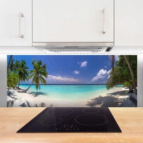 Panel Kuchenny Wakacyjny Brzeg Z Palmami