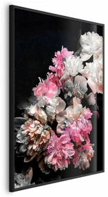 Plakat Bukiet w mroku 40x60 cm z ramą czarną bez marginesu ARTGEIST B