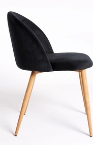 Zestaw 4 Krzese Vint Aksamitne