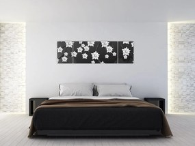 Obraz - Kwiaty na gałęziach (170x50 cm)