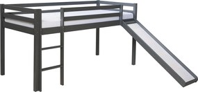 Łóżko piętrowe 207x110x97 cm szare