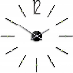 Zegar ścienny naklejany duży nowoczesny akrylowy na ścianę do kuchni salonu
