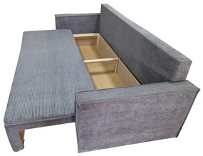 Ponadczasowa sofa z rozkładaną funkcja spania i pojemnikiem na pościel, Ella, szeroka gama kolorystyczna