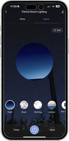 Inteligentna lampa ścienna czarna 24 cm w tym 2 Wi-Fi G9 - Otan