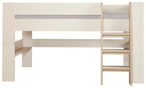 Beżowe podwyższone łóżko dziecięce bez stelaża 90x200 cm Loft – Roba