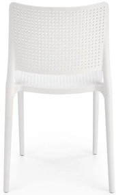 Krzesło sztaplowane białe z polipropylenu K514