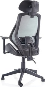 Ergonomiczne krzesło biurowe Q-406, zgodne z normą BHP