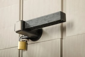 STORA WAY HIGH plastikowa szafa ogrodowa, beżowa