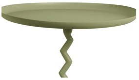 Metalowy okrągły stolik ø 40 cm Zig Zag – Leitmotiv