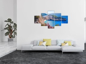Obraz - Plaża Navagio, Grecja (125x70 cm)