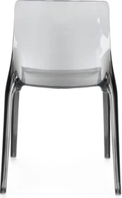 Szare plastikowe krzesło ogrodowe Adele – Bizzotto