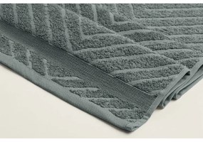 Żółto-szare bawełniane ręczniki frotte zestaw 4 szt. 50x90 cm – Foutastic