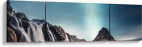 Obraz wodospadów (170x50 cm)