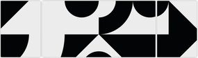 Obraz - Abstrakcja geometryczna N⁰1 (170x50 cm)