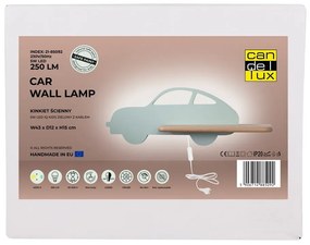 Miętowa lampa dziecięca Car – Candellux Lighting