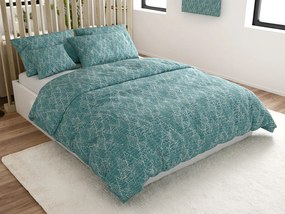 PrzytulneMieszkanie.pl PrzytulneMieszkanie.pl Bawełniana pościel FROSTLINE niebieskozielona Rozmiar pościeli: 70 x 90 cm | 140 x 200 cm