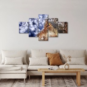 Obraz wilka (125x70 cm)