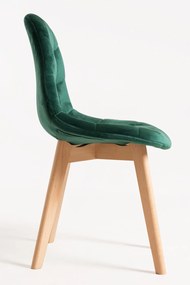 Zestaw 4 Krzese Kelen Aksamitne