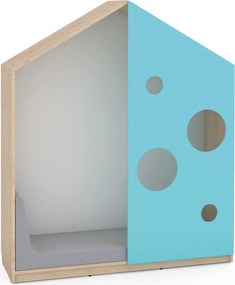 Regał Domek do przedszkola Feria klon