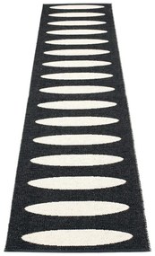 Czarny chodnik odpowiedni na zewnątrz 70x300 cm Ella Black – Pappelina