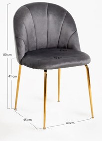 Krzeso Laget Gold Velvet