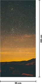Fototapeta na drzwi - Gwiaździste niebo (95x205cm)