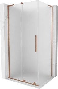 Mexen Velar L kabina prysznicowa rozsuwana 110 x 70 cm, szron, miedź szczotkowana - 871-110-070-33-65