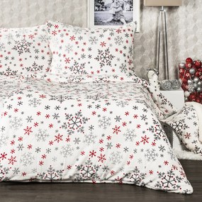 4Home Pościel mikroflanela Snowflakes, 140 x 200 cm, 70 x 90 cm